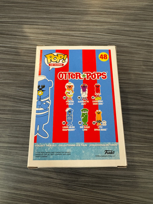Funko POP! Ad Icons: Otter Pops - Louie-Bloo Raspberry (2019 SDCC 1000 PCS)(Damaged Box) #48