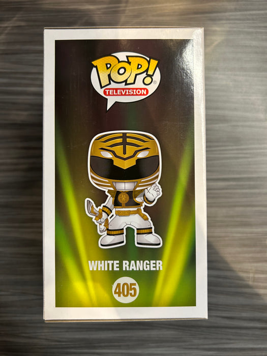 Funko POP! Television: Mighty Morphin Power Rangers- White Ranger (Damaged Box) #405