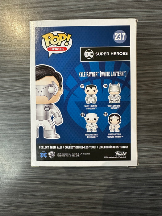 Funko POP! Heroes: Super Heroes - Kyle Rayner White Lantern (GiTD)(Fugitive Toys)(Damaged Box) #237