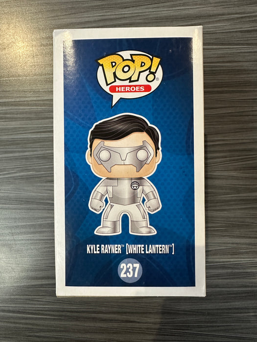 Funko POP! Heroes: Super Heroes - Kyle Rayner White Lantern (GiTD)(Fugitive Toys)(Damaged Box) #237