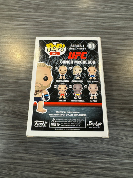 Funko POP! UFC : Conor McGregor(UFC)[White Shorts](Damaged Box) #01