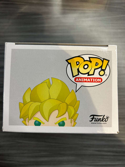 Funko POP! Animation: DragonBall Z - Super Saiyan Goku (First Appearance)(GiTD)(Go! Sticker)(Damaged Box*) #860