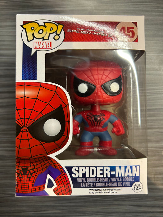 Funko POP! Marvel: The Amazing Spiderman 2 - Spider-Man (Damaged Box) #45