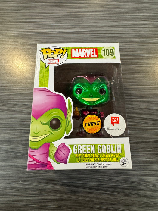 Funko POP! Marvel: Green Goblin (Walgreens)(CHASE)(Damaged Box)[B] #109
