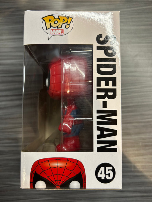 Funko POP! Marvel: The Amazing Spiderman 2 - Spider-Man (Damaged Box) #45