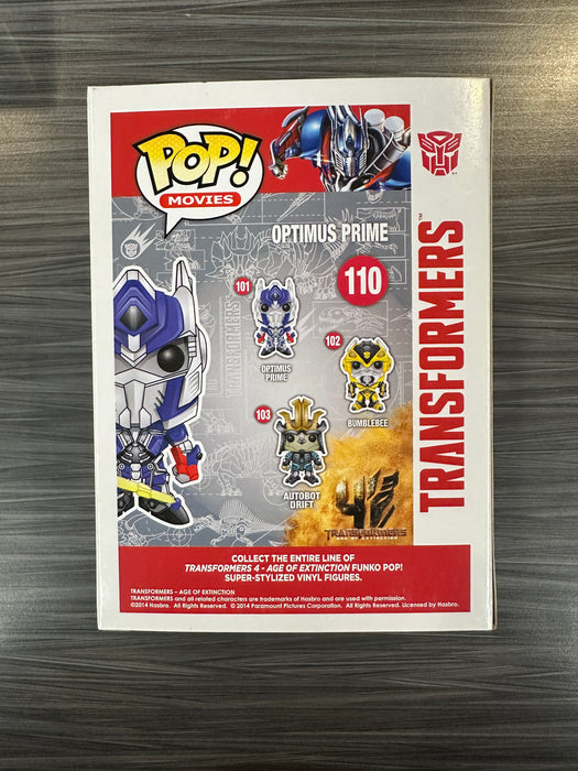 Funko POP! Movies: Authentic Transformers - Optimus Prime (Hot Topic)(Damaged Box) [B] #110