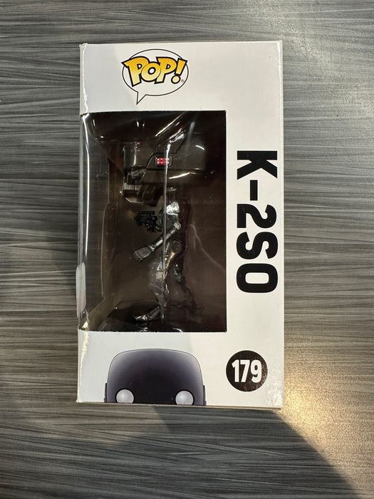Funko POP! Star Wars Rogue One: K-2SO [w/ Blaster] (2017 NYCC)(Damaged Box) #179
