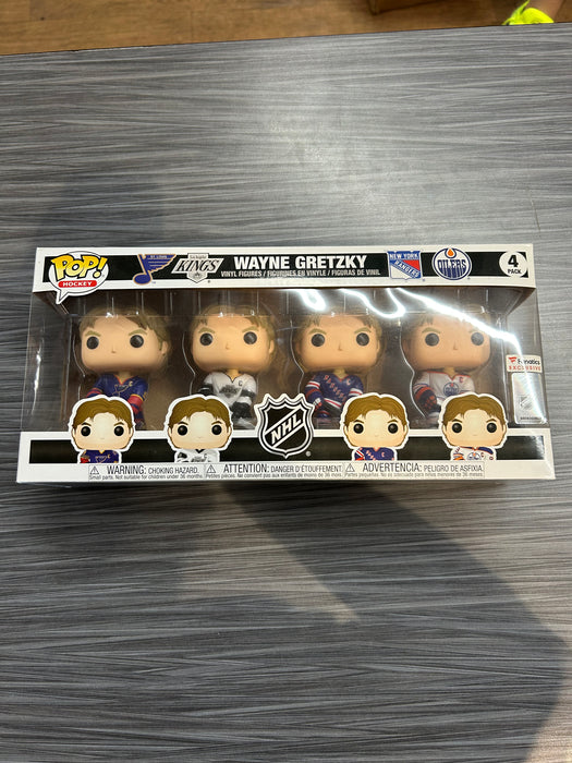 Funko POP! Hockey: Wayne Gretzky (Fanatics)(Damaged Box) 4Pack