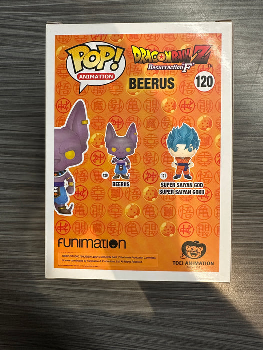Funko POP! Animation: Dragon Ball Z - Beerus (Damaged Box)[A] #120