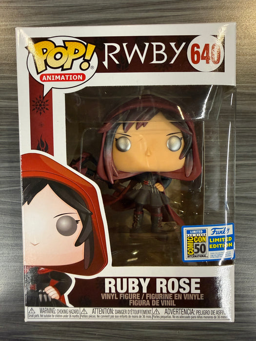 Funko POP! Animation: RWBY - Ruby Rose (2019 SDCC)(Damaged Box) #640