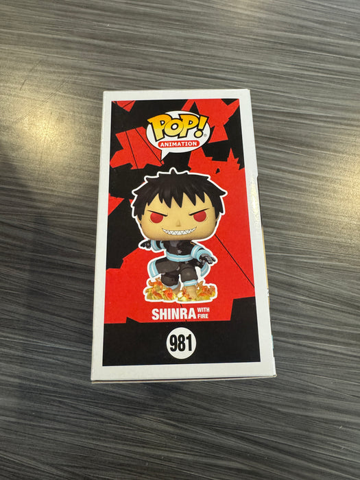 Funko POP! Animation: Fire Force - Shinra w/ Fire (GiTD)(BoxLunch)(Damaged Box)[A] #981