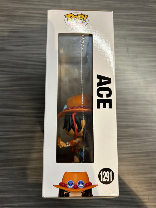Funko POP! Animation: One Piece - Ace [Wanted Poster] (Hot Topic)(Damaged Box) #1291