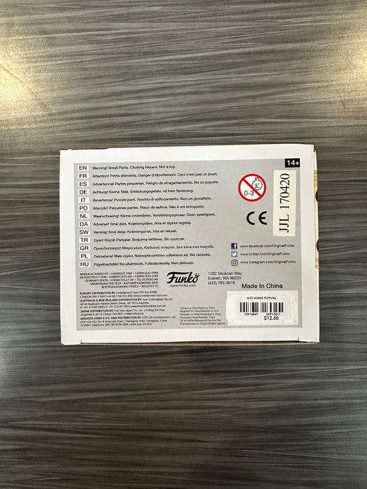 Funko POP! Animation: Attack On Titan - Annie Leonhart (Damaged Box) #236