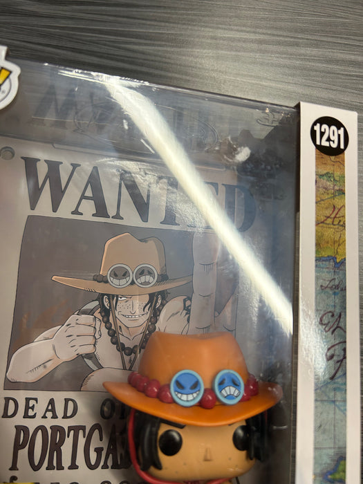 Funko POP! Animation: One Piece - Ace [Wanted Poster] (Hot Topic)(Damaged Box) #1291