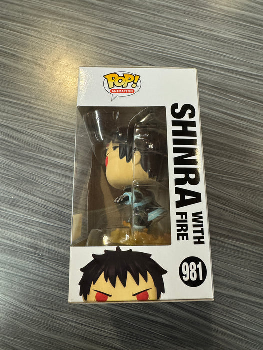 Funko POP! Animation: Fire Force - Shinra w/ Fire (GiTD)(BoxLunch)(Damaged Box)[B] #981