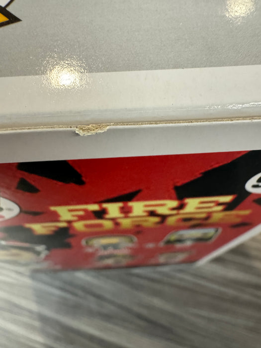 Funko POP! Animation: Fire Force - Shinra w/ Fire (GiTD)(BoxLunch)(Damaged Box)[B] #981