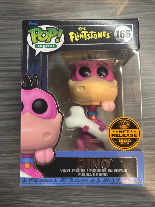 Funko POP! Digital: The Flintstones - Dino (NFT Release 1800 PCS)(Damaged Box) #166