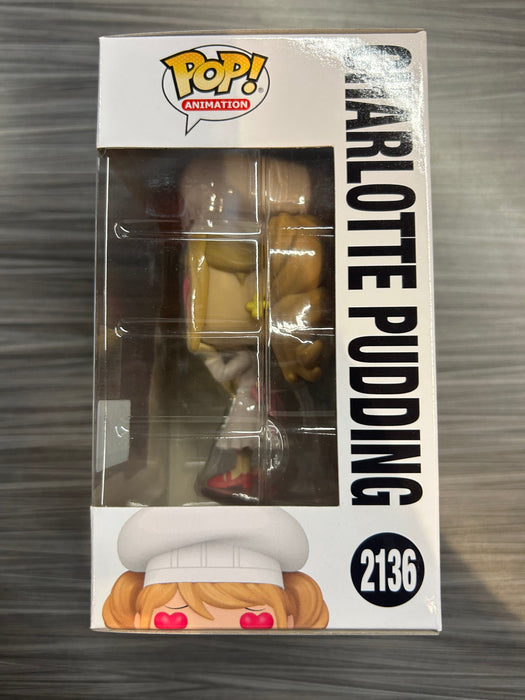 Funko POP! Animation: One Piece - Charlotte Pudding (Funko Sticker/Pre-Release Chalice)(Damaged Box) #2136