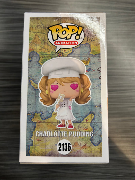 Funko POP! Animation: One Piece - Charlotte Pudding (Funko Sticker/Pre-Release Chalice)(Damaged Box) #2136