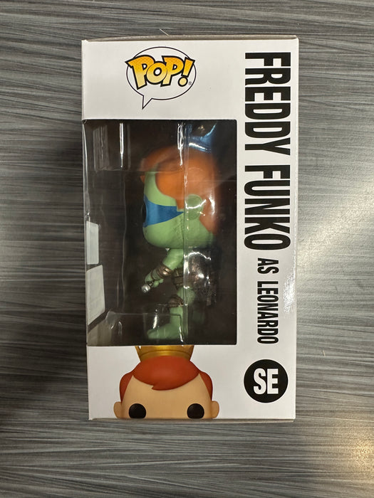Funko POP! Funko: Freddy Funko As Leonardo (2025 Fundays Online 500 PCS)(Metallic)(Damaged Box) #SE