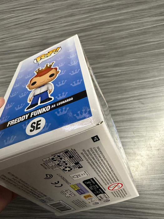 Funko POP! Funko: Freddy Funko As Leonardo (2025 Fundays Online 500 PCS)(Metallic)(Damaged Box) #SE
