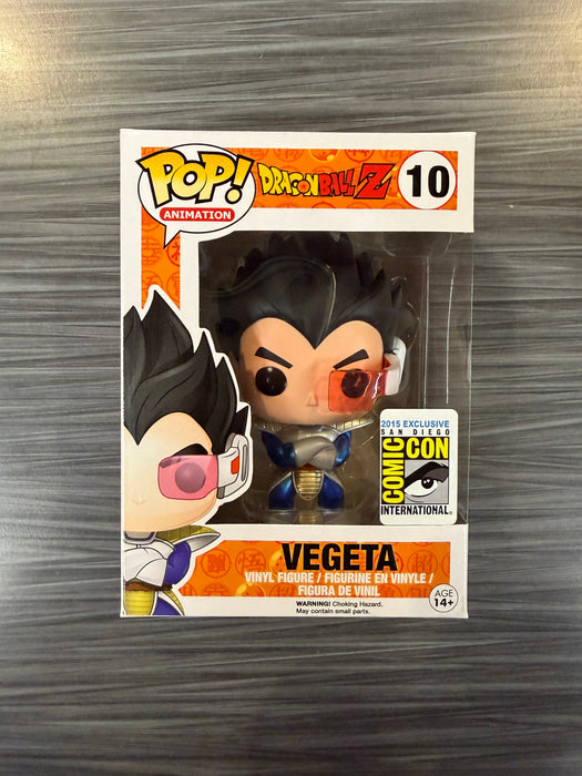 Funko POP! Animation: DragonBall Z - Vegeta [Metallic](2015 SDCC)(Damaged Box) #10