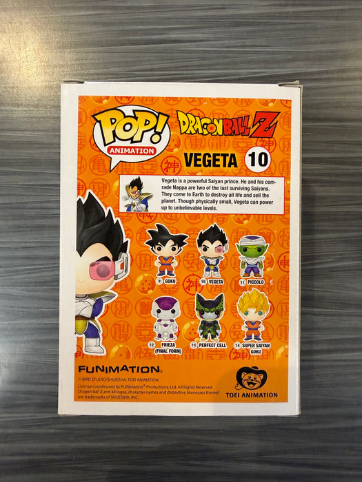Funko POP! Animation: DragonBall Z - Vegeta [Metallic](2015 SDCC)(Damaged Box) #10
