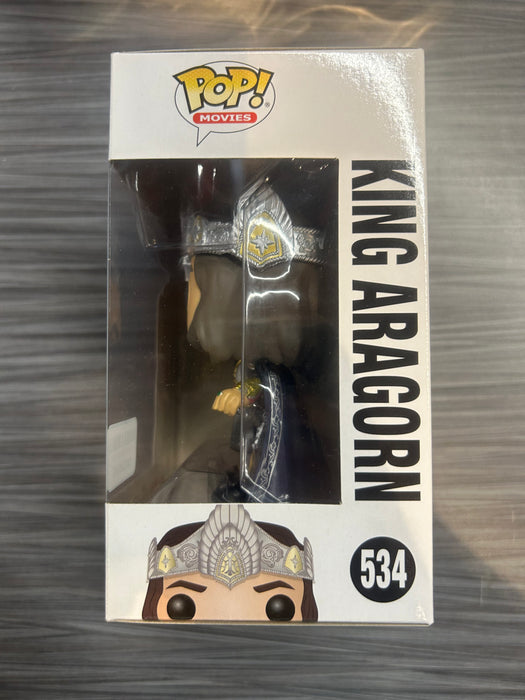 Funko POP! Movies: The Lord of The Rings - King Aragorn (B&N)(Damaged Box) #534
