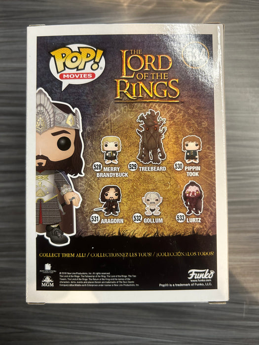Funko POP! Movies: The Lord of The Rings - King Aragorn (B&N)(Damaged Box) #534