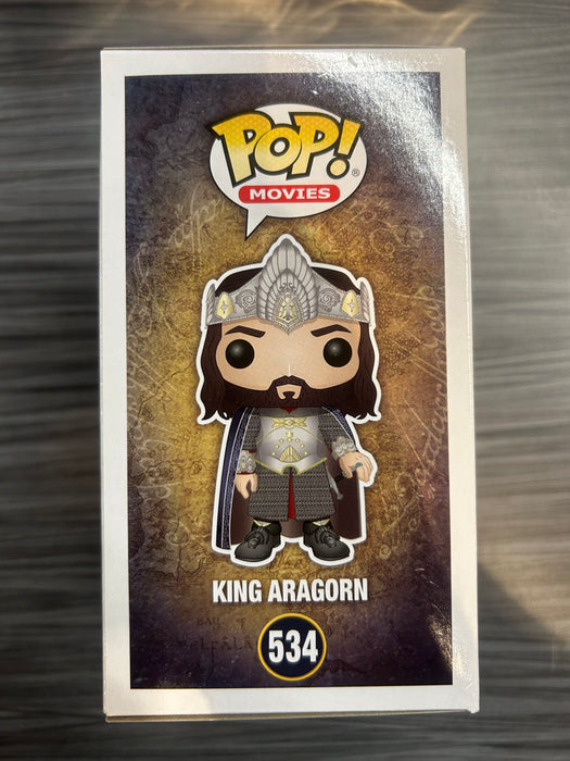 Funko POP! Movies: The Lord of The Rings - King Aragorn (B&N)(Damaged Box) #534