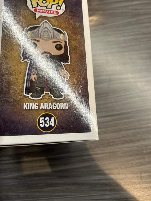 Funko POP! Movies: The Lord of The Rings - King Aragorn (B&N)(Damaged Box) #534