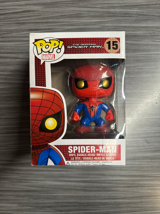 Funko POP! Marvel: The Amazing Spider-Man - Spider-Man (Damaged Box) #15