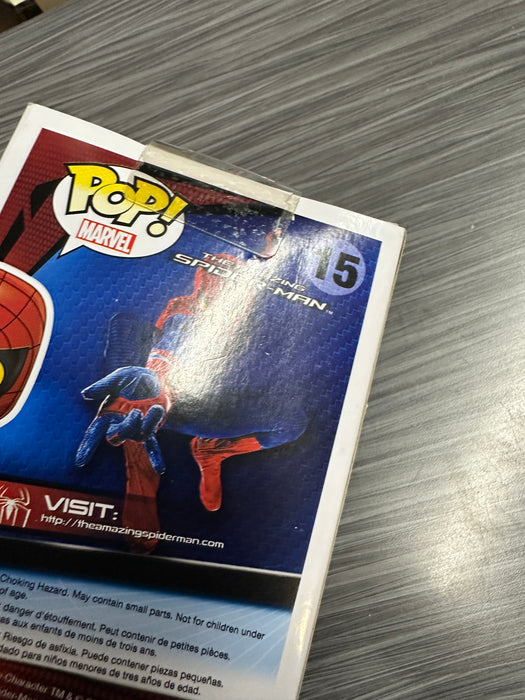 Funko POP! Marvel: The Amazing Spider-Man - Spider-Man (Damaged Box) #15