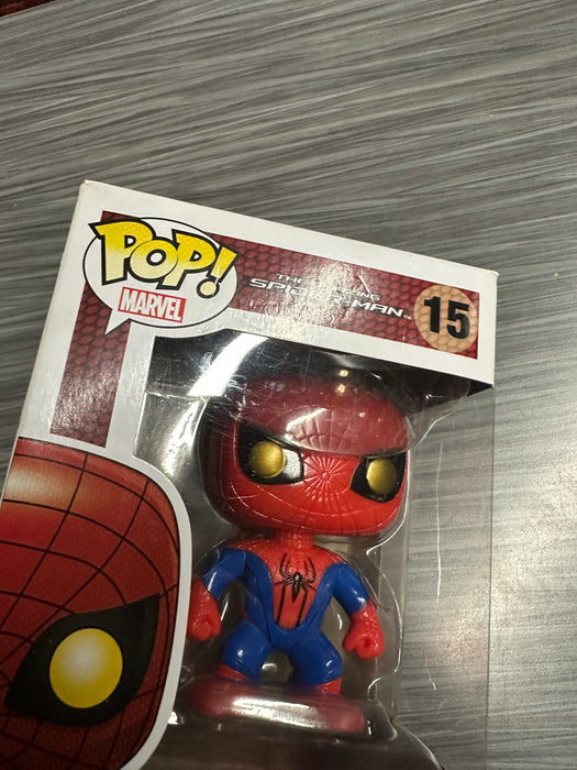 Funko POP! Marvel: The Amazing Spider-Man - Spider-Man (Damaged Box) #15