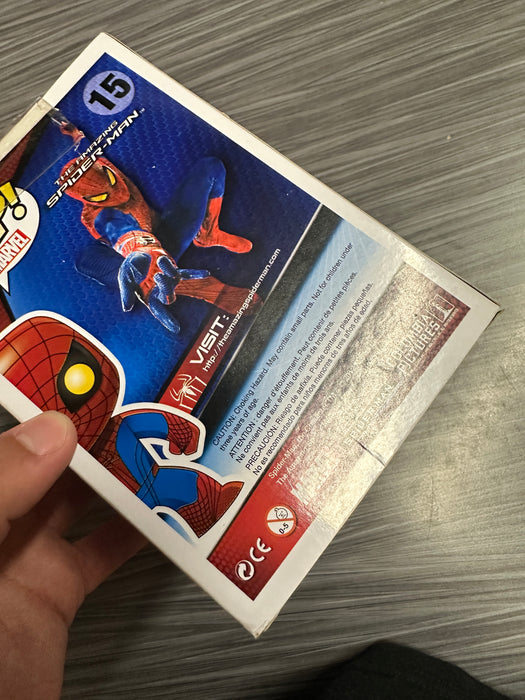 Funko POP! Marvel: The Amazing Spider-Man - Spider-Man (Damaged Box) #15