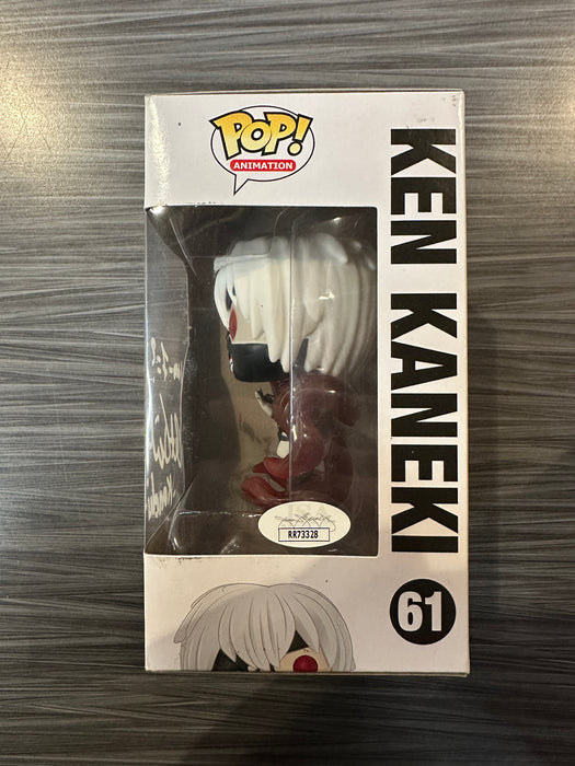 Funko POP! Animation: Tokyo Ghoul - Ken Kaneki (Signed/Austin Tindle/JSA)(Damaged Box) #61