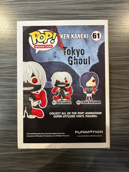 Funko POP! Animation: Tokyo Ghoul - Ken Kaneki (Signed/Austin Tindle/JSA)(Damaged Box) #61