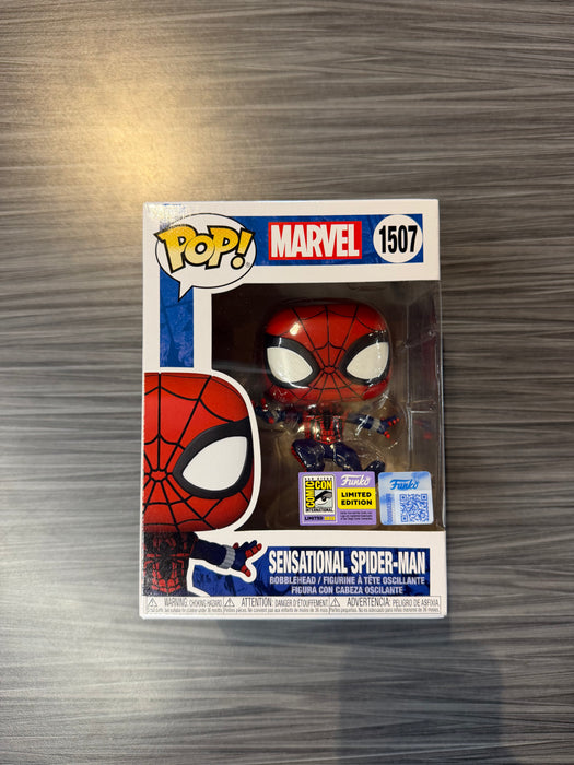 Funko POP! Marvel: Sensational Spider-Man (2025 SDCC)(Damaged Box) #1507