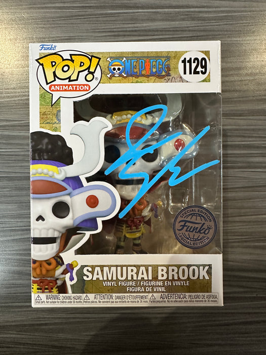 Funko POP! Animation: One Piece - Samurai Brook (Special Edition)(Signed/Ian Sinclair/JSA) #1129