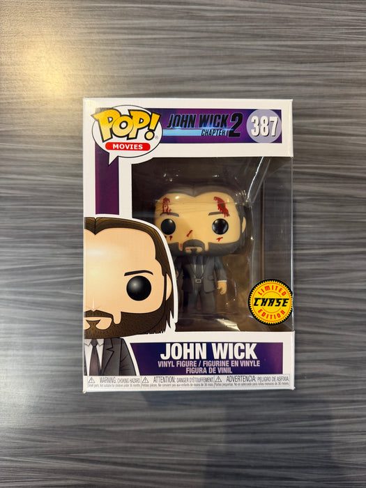 Funko POP! Movies: John Wick 2 - John Wick (CHASE)(Damaged Box)[B] #387