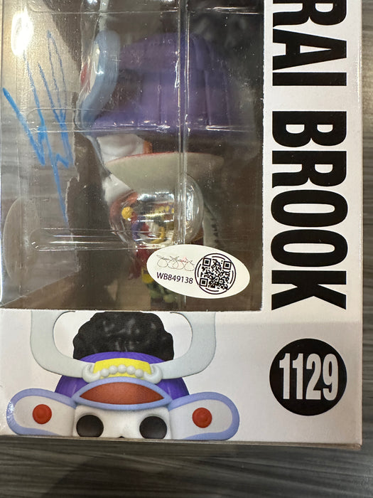 Funko POP! Animation: One Piece - Samurai Brook (Special Edition)(Signed/Ian Sinclair/JSA) #1129