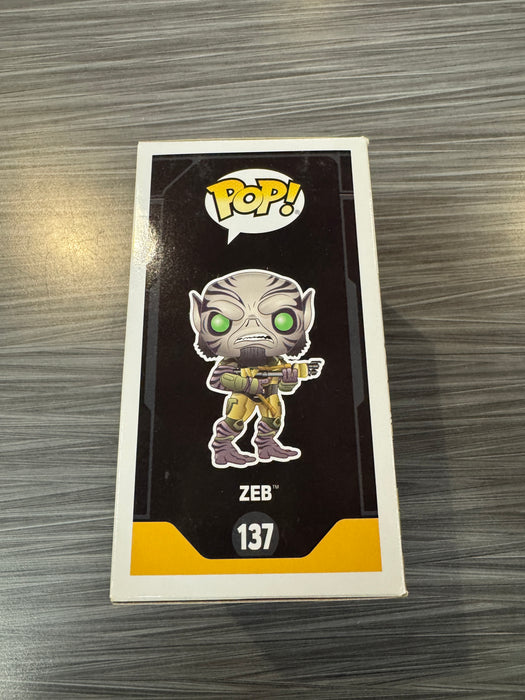 Funko POP! Star Wars Rebels: Zeb (Damaged Box)[A] #137
