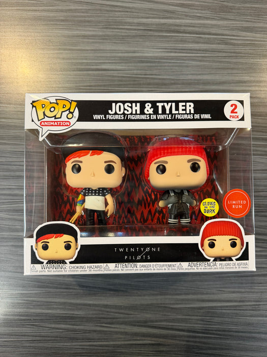 Funko POP! Rocks: Twentyone Pilots - Josh & Tyler (GiTD)(Limited)(Damaged Box) 2Pack