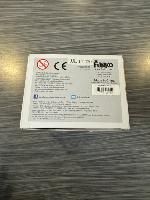 Funko POP! Star Wars: Luke Skywalker (X-Wing Pilot)[Blue Box/Small Font](Damaged Box) #17