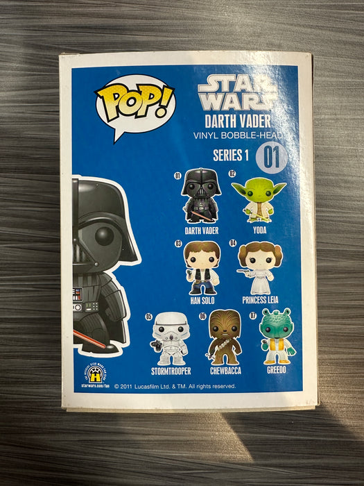Funko POP! Star Wars: Darth Vader [Large Font/First Release] (Damaged Box) #01