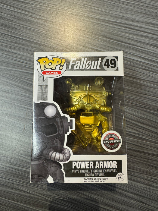 Funko POP! Games: Fallout - Power Armor (GameStop)(Damaged Box) #49
