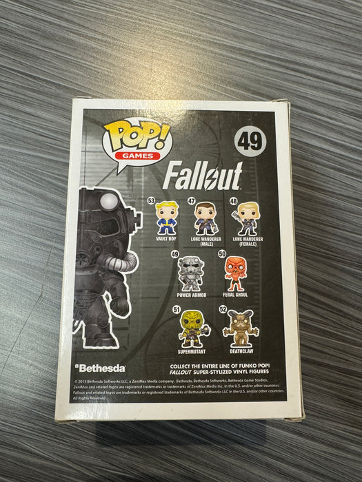 Funko POP! Games: Fallout - Power Armor (GameStop)(Damaged Box) #49