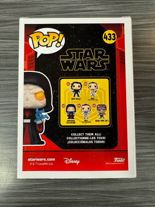 Funko POP! Star Wars: Emperor Palpatine (Signed/Ian McDiarmid/JSA) [B] #433
