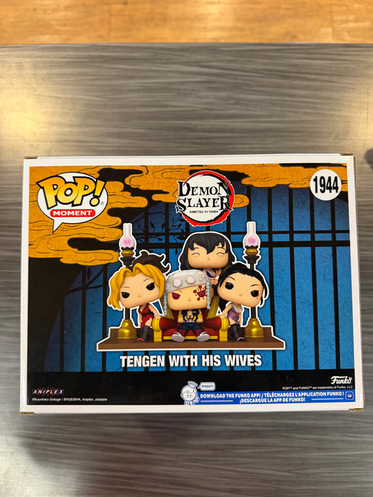 Funko POP! Animation: Moment - Demon Slayer - Tengen with His Wives (2025 Summer Convention)(Signned/Emi Lo/JSA) #1944
