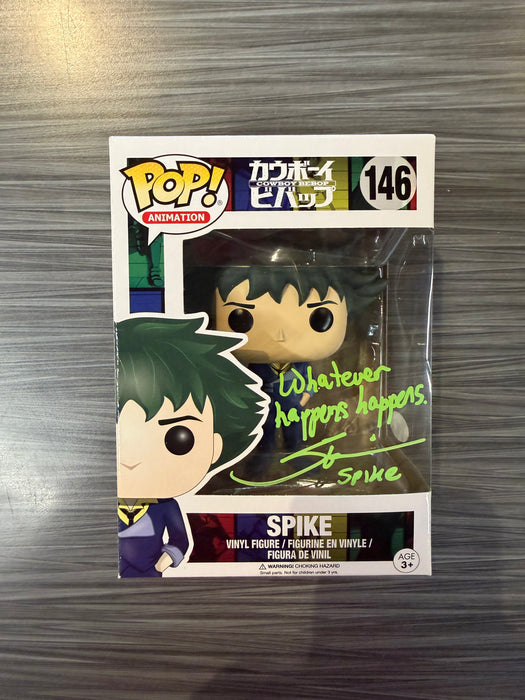 Funko POP! Animation: Cowboy Bebop - Spike (Signed/Steve Blum/JSA)(Damaged Box) #146